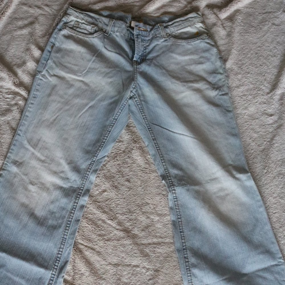 grane Light blue Flare / Wide Leg Jeans Size 11